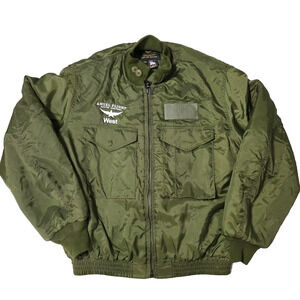 Cockpit USA G-8 WEP Flight Jacket Sage Green Men’s 48 Aviator Military VTG Y2K